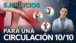 🍎 Ejercicios ALIMENTOS y suplementos para la CIRCULACIÓN en las PIERNAS  ⚠️¡Signos de alarma [upl. by Alita586]