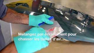 Apprendre les bases en carrosserie  Réaliser la finition au Mastic [upl. by Dinsmore]