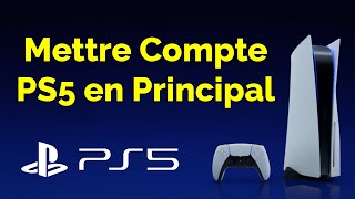 Comment mettre un compte en principal sur PS5 [upl. by Ysnil]