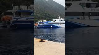 Catamaran at Sobra Mljet Island heading to Lastovo Island [upl. by Lynnett307]