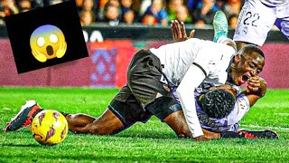 🥹Diakhaby Broke Leg Injury Vs Real Madrid [upl. by Aisirtap731]