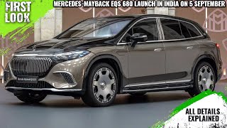 MercedesMaybach EQS 680 India Launch On September 5  Explained All Spec Features And More [upl. by Claiborne]