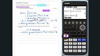 QCAA Mathematical Methods – Paper 2 – External Assessment – Technology Active – Q1115 – Section 2 [upl. by Hiett]