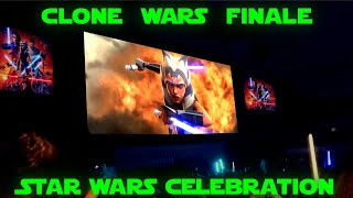 STAR WARS FANS REACT TO THE CLONE WARS FINALE  Celebration Anaheim 2022 [upl. by Alraep]