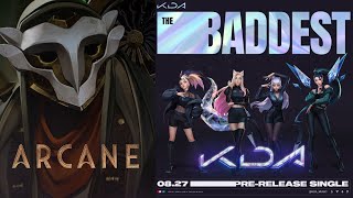 THE BADDEST DYSTOPIA  The Baddest X Dynasties and Dystopia KDA X ARCANE MASHUP [upl. by Knipe28]