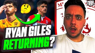 IS RYAN GILES RETURNING TO BORO  Middlesbrough FC [upl. by Llevert]