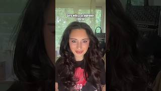 Curls with a straightener tutorial  for beginners hairtutorial hairoil curls hairstyle [upl. by Refynnej82]