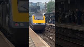 Scotrail Intercity 125 HST arriving into Haymarket highspeedtrain train railway trainspotting [upl. by Yehudi]