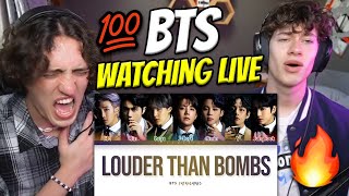 BTS Louder Than Bombs LIVE REACTION 😩🔥 [upl. by Nostrebor224]