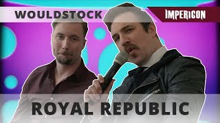 ROYAL REPUBLIC  INTERVIEW WOULDSTOCK [upl. by Idolah]