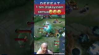 draksystem pascol di troll satu tim🤣  mlbb [upl. by Ainav]