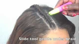 PROTECETIVE STYLES Natural hair  CROCHET LATCH HOOK TREE BRAIDS [upl. by Let910]