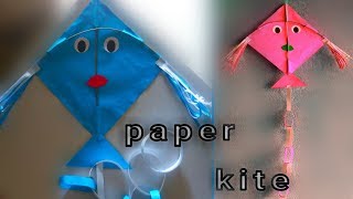 how to make kite for kids  how to make beautiful kites  children kite craft  modern kite craft [upl. by Hamlet224]