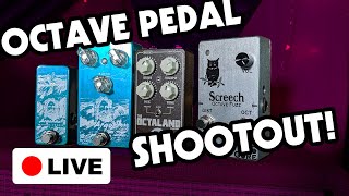 Octave Pedal Shootout  Saturday Coffee  QampA LIVE  August 31 2019 [upl. by Featherstone897]