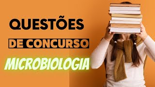 Questões de Concurso  Microbiologia  Microbiologia de água e alimentos [upl. by Annawad]