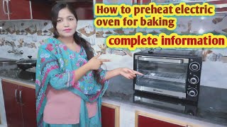 How to preheat baking Oven  otg oven  Dawlance oven  princess ayatt [upl. by Marcell]