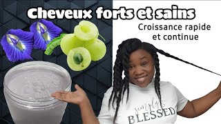 Si vos cheveux sont abîmés fragiles et cassantsessayez cette crème réparatrice et anticasse [upl. by Ynohtnaed]