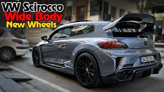 VW Scirocco  Wide Body Kit  2019  New Wheels  ilkers Garage Extra [upl. by Fulmer]