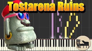 Tostarena Ruins  Super Mario Odyssey Piano Tutorial Synthesia HD Cover [upl. by Eindys]