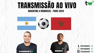 Argentina x Marrocos AO VIVO  Futebol Masculino Jogos de Paris 2024  Torcida Web [upl. by Lazarus]