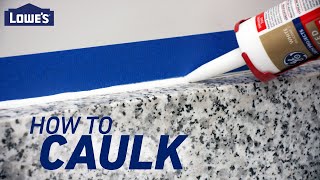 How To Caulk with a Caulking Gun [upl. by Tnomed]