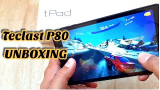 Tablet TECLAST P80  UNBOXING PRIMEIRAS IMPRESSÕES Melhor custo benefício [upl. by Thorpe]