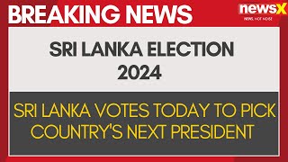 Sri Lanka election 2024  Sri Lanka Votes Today To Pick Countrys Next President  NewsX [upl. by Gladdie782]