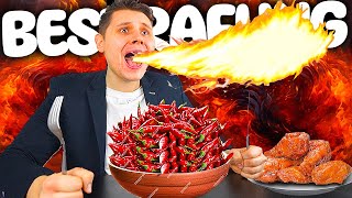 IMMER das SCHÄRFSTE ESSEN aus jedem Restaurant ESSEN🥵🔥 [upl. by Eselehs159]