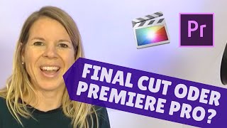 VIDEOBEARBEITEN Premiere Pro oder Final Cut Pro [upl. by Dionis]