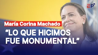 María Corina Machado descarta una negociación sin ella [upl. by Engvall]