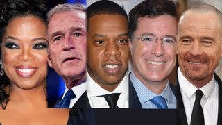 Oprah George W Bush JayZ Stephen Colbert Bryan Cranston Pot Didnt Stop Them [upl. by Flowers610]