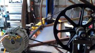 Water wheel PMA power generator [upl. by Ytsirc]