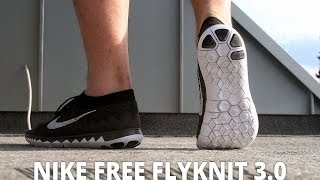 Nike Free Flyknit 30 on feet [upl. by Oinotnaocram682]