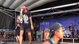 The Wreath and the Follower  Capstan live at Warped Tour in Tampa FL 2018 [upl. by Holle]