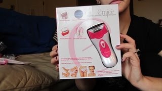 Using an Epilator The Emjoi Cashmere [upl. by Htaeh]