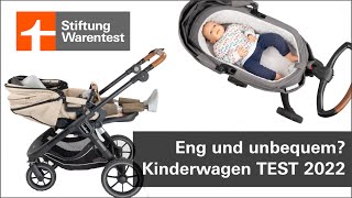 Test Kinderwagen 2022 Emmaljunga amp Stokke sind eng  unbequem Kombikinderwagen Stiftung Warentest [upl. by Hendrick57]