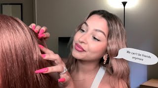 ASMR Toxic friend checks your hair for Lice 🫣🪮 [upl. by Earb]