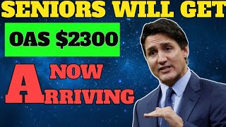 Claim Your Deposits 2300 Extra In OAS For Seniors  From The Federal Government Of Canada [upl. by Flavian383]