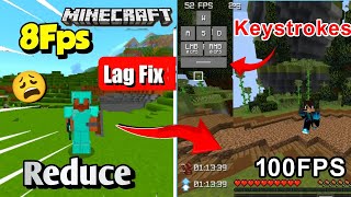 Reduce Lag In Minecraft Java  Add Keystrokes  Hindi  minecraft [upl. by Eenwahs]