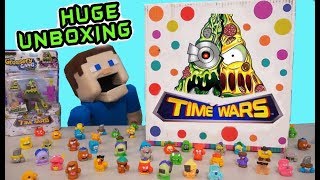 Grossery Gang TIME WARS UNBOXING Action Figures Movie Toys Future Putrid Robot Pizza Puppet Steve [upl. by Gustin505]