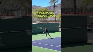 Sabalenka Slow Motion Forehand [upl. by Nama167]