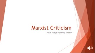 Terry Eagletons Introduction to Marxism and Literary Criticism University of California Press [upl. by Adolph]