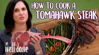 How to Cook the Ultimate Tomahawk Steak  Food 101  Well Done [upl. by Jedthus]