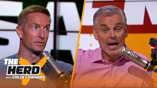 Joel Klatt talks MichiganOhio State James Franklins extension CFP rankings I NCAA I THE HERD [upl. by Billi]