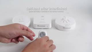 Heiman wirelss interlinked smart home fire safety alarm solution [upl. by Haeluj]