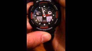 How to adjust the time on a g shock watch [upl. by Haye]