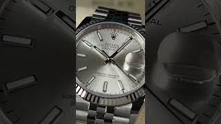 ROLEX DATEJUST 36MM SILVER DIAL 2023 [upl. by Perlman128]