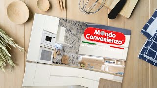 Cucina moderna ad angolo SELLY  MONDO CONVENIENZA [upl. by Llewon]