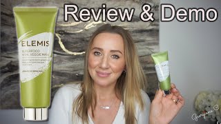 ELEMIS SUPERFOOD VITAL VEGGIE MASK  REVIEW amp DEMO [upl. by Steinway]