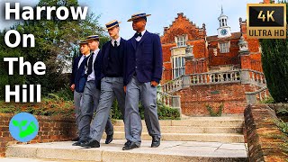 Harrow On The Hill Harrow School 4k Walk 🧙Real Life Hogwarts⚡ [upl. by Arakat]